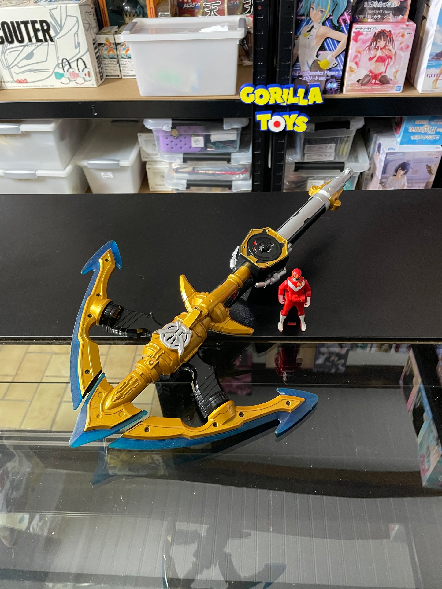 GOKAI SPEAR & TRANSFORMATION GUN : GABUTYRA DE CARNIVAL - Power Rangers