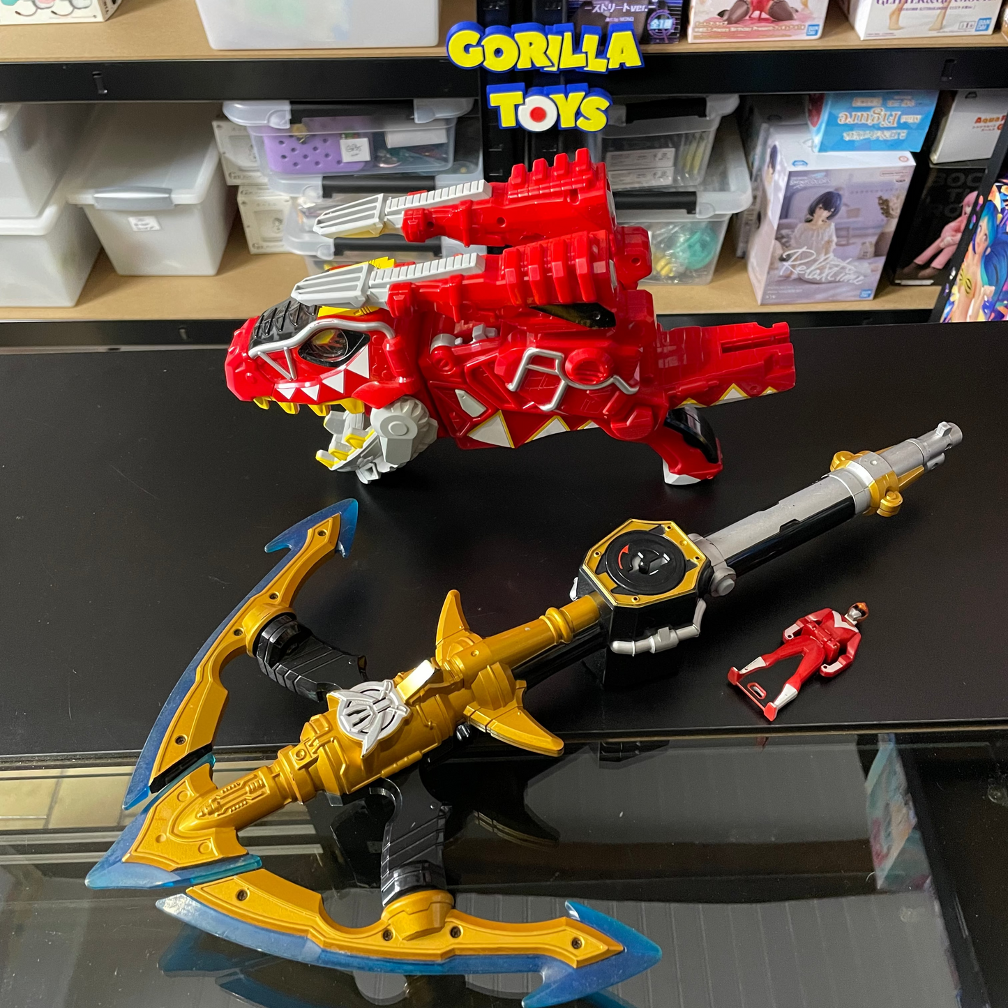 GOKAI SPEAR & TRANSFORMATION GUN : GABUTYRA DE CARNIVAL - Power Rangers