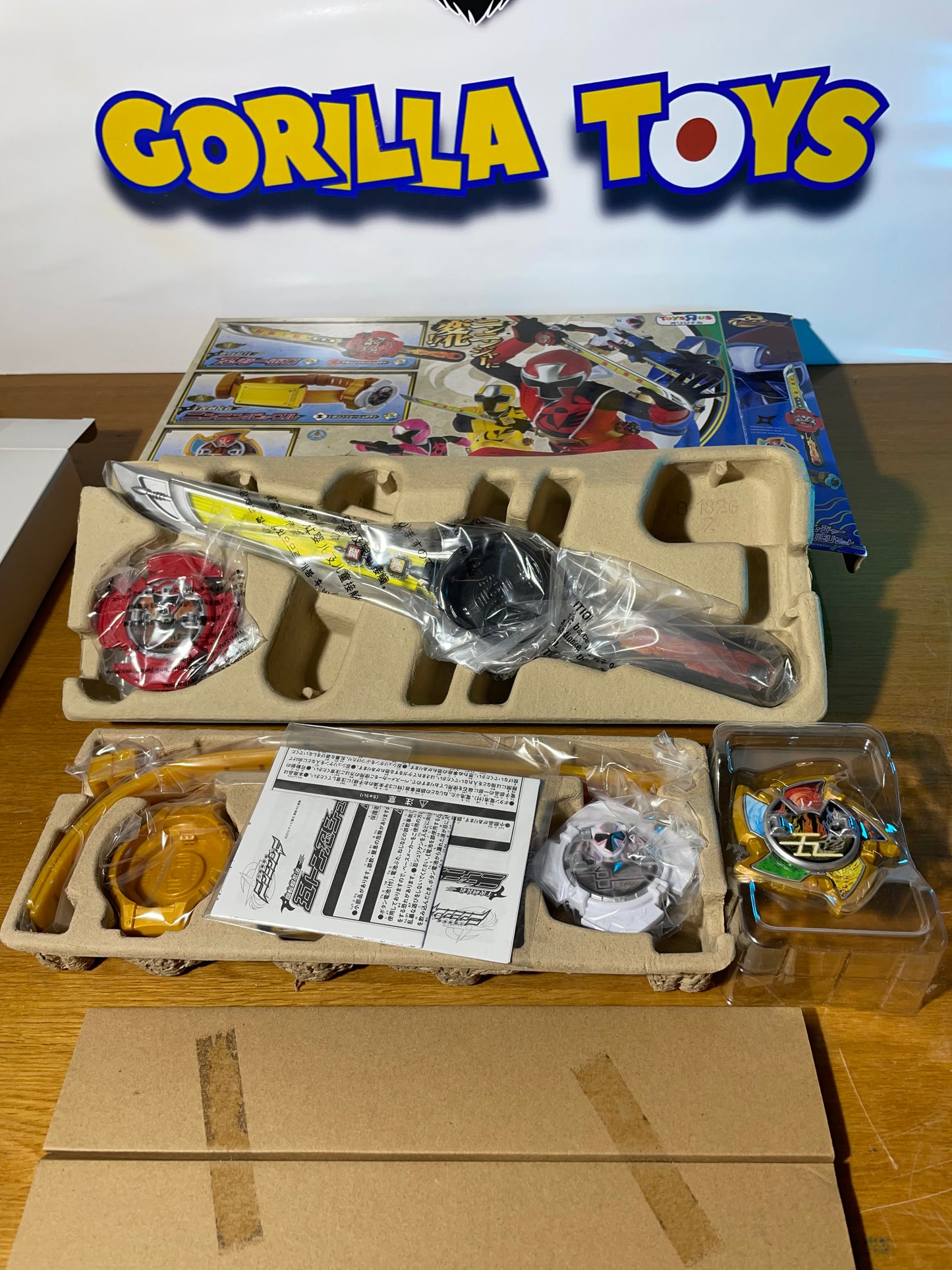 COMPLETE ROLE-PLAYING SET - Ninja Steel Ninninger - Power Rangers