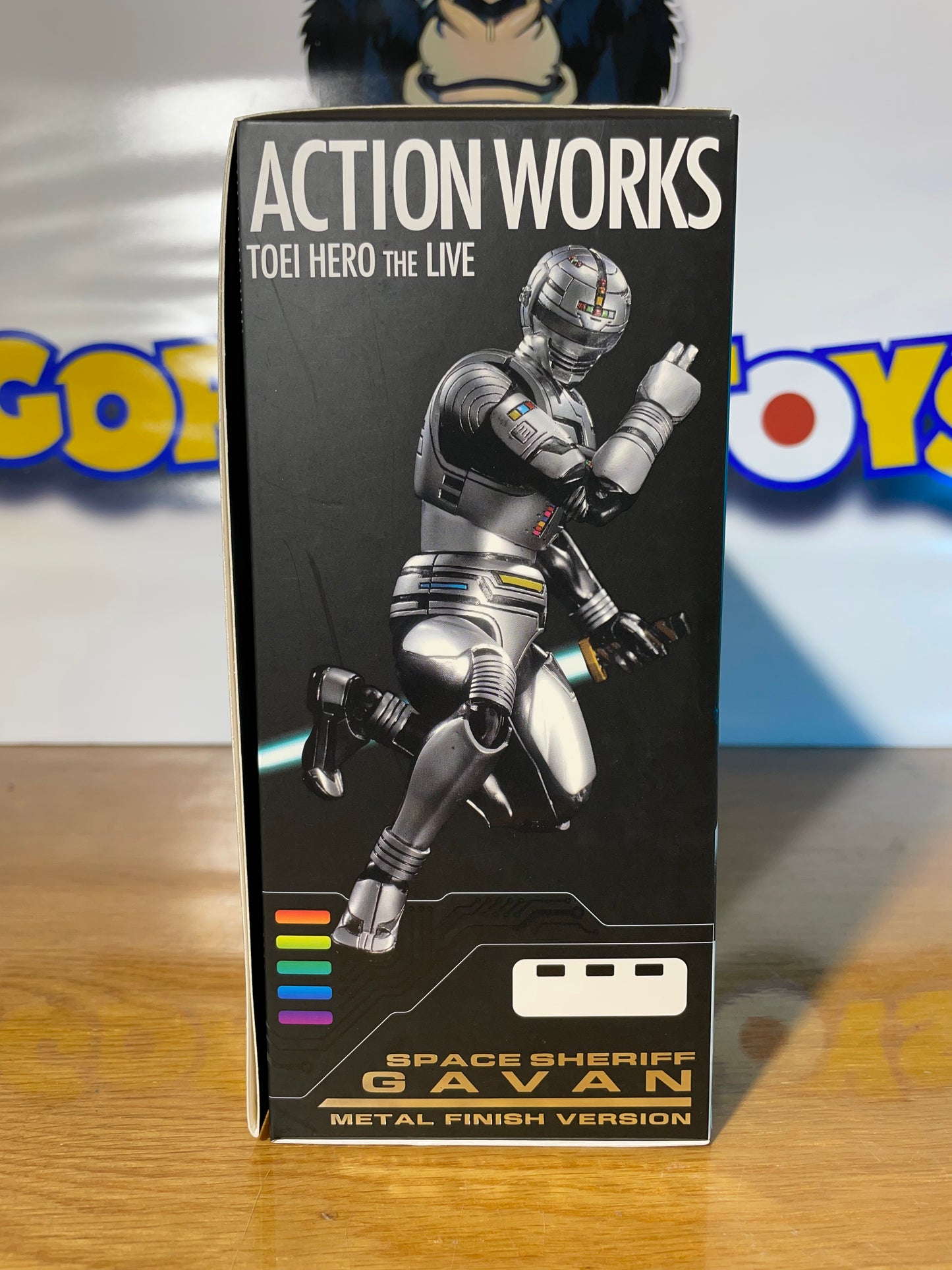 X-OR - SPACE SHERIFF GAVAN - Metal Finish Version - Action Works Toei Hero - MegaHouse