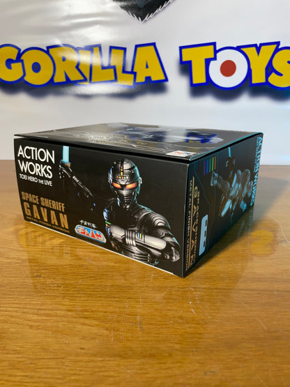 X-OR - SPACE SHERIFF GAVAN - Metal Finish Version - Action Works Toei Hero - MegaHouse