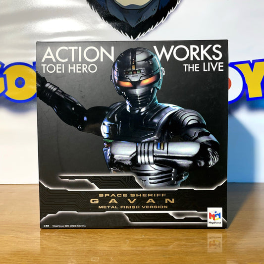 X-OR - SPACE SHERIFF GAVAN - Metal Finish Version - Action Works Toei Hero - MegaHouse