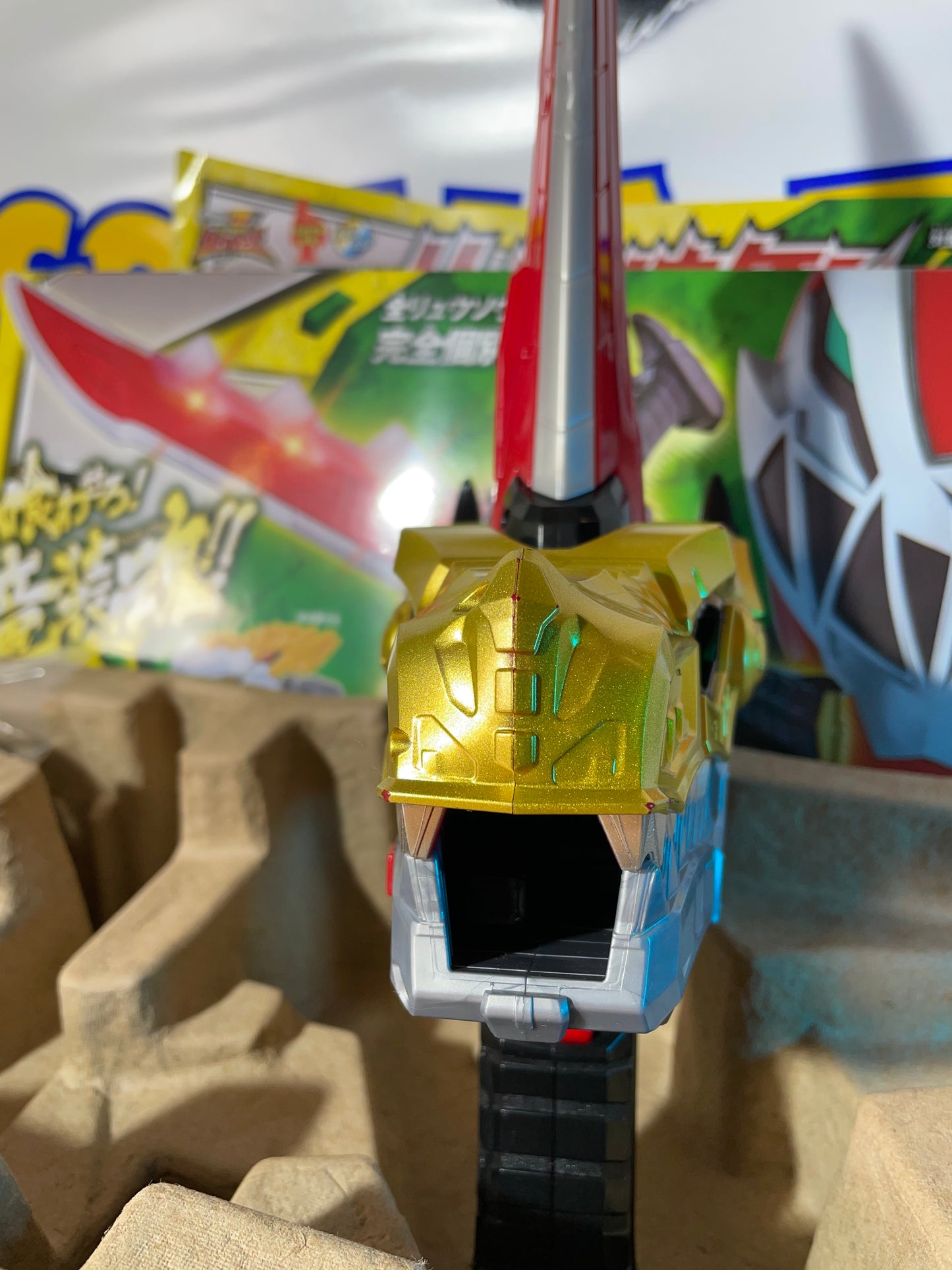 DINO FURY RYUSOULGER SWORD - Ryusoulken Sentai Saber Morpher - Power Rangers