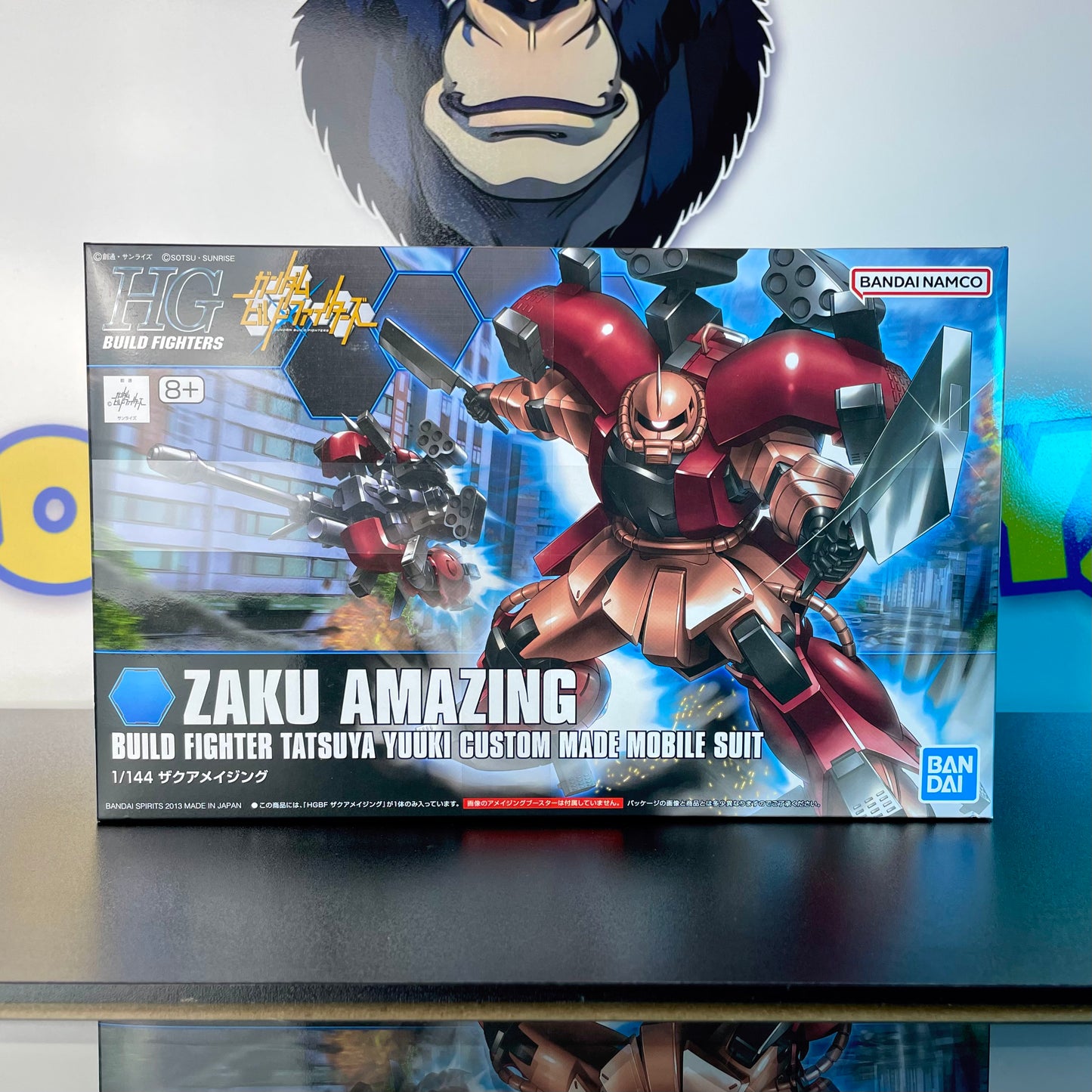 ZAKU AMAZING - HGBF 1/144 Build Fighter Tatsuya Yuuki Custom Made Mobile Suit - Gunpla - Gundam