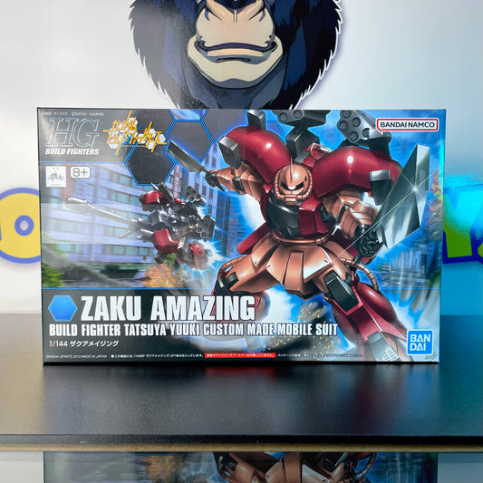 ZAKU AMAZING - HGBF 1/144 Build Fighter Tatsuya Yuuki Custom Made Mobile Suit - Gunpla - Gundam