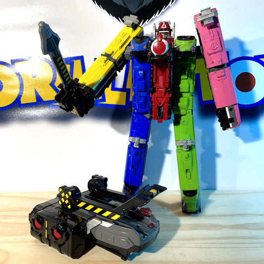 ToQger DX ToQ-Oh RESSHA TRAIN MEGAZORD + CHANGER - Power Rangers