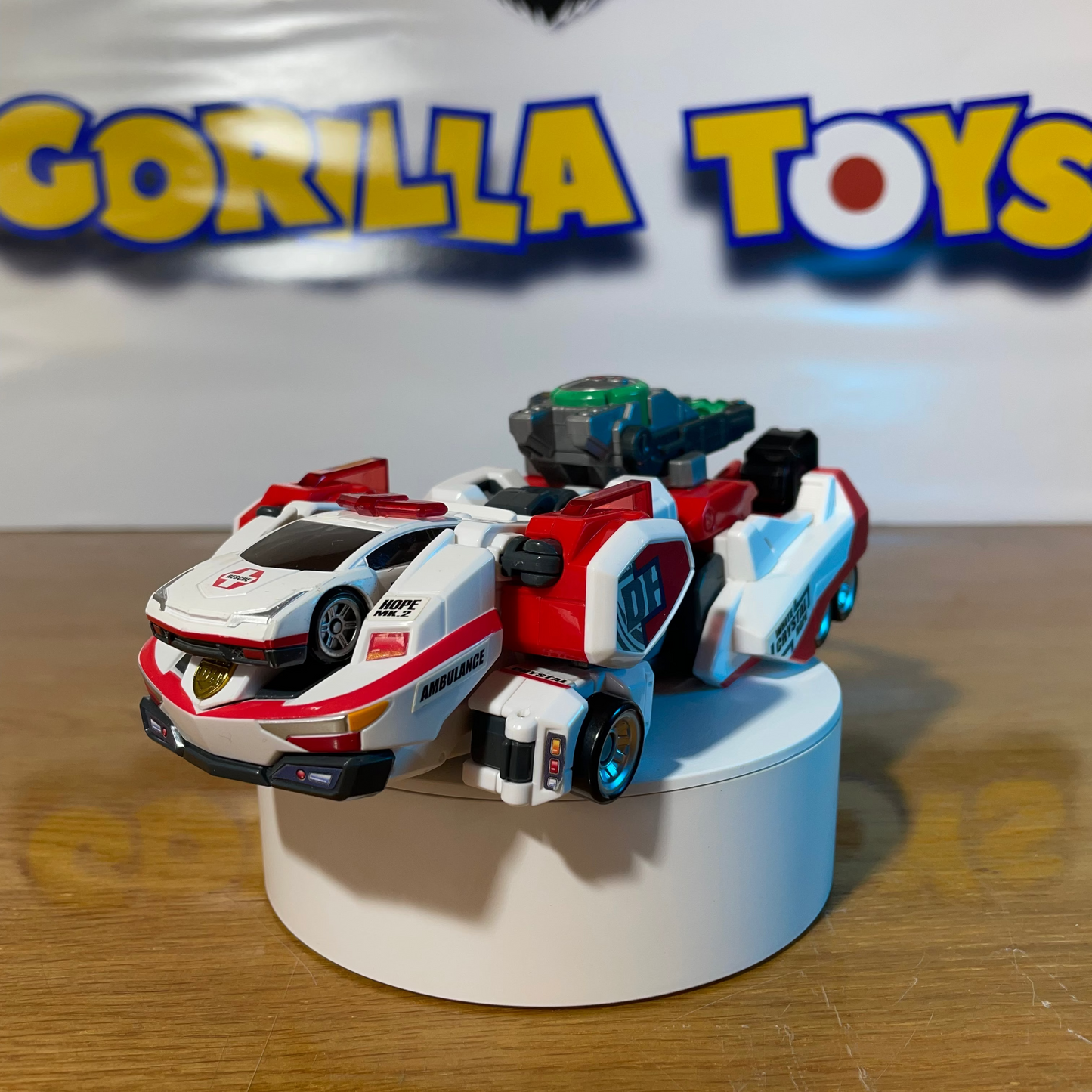 WHITE CRYSTAL HOPE - Drive Head 03 MKII - Tomica Hyper Rescue