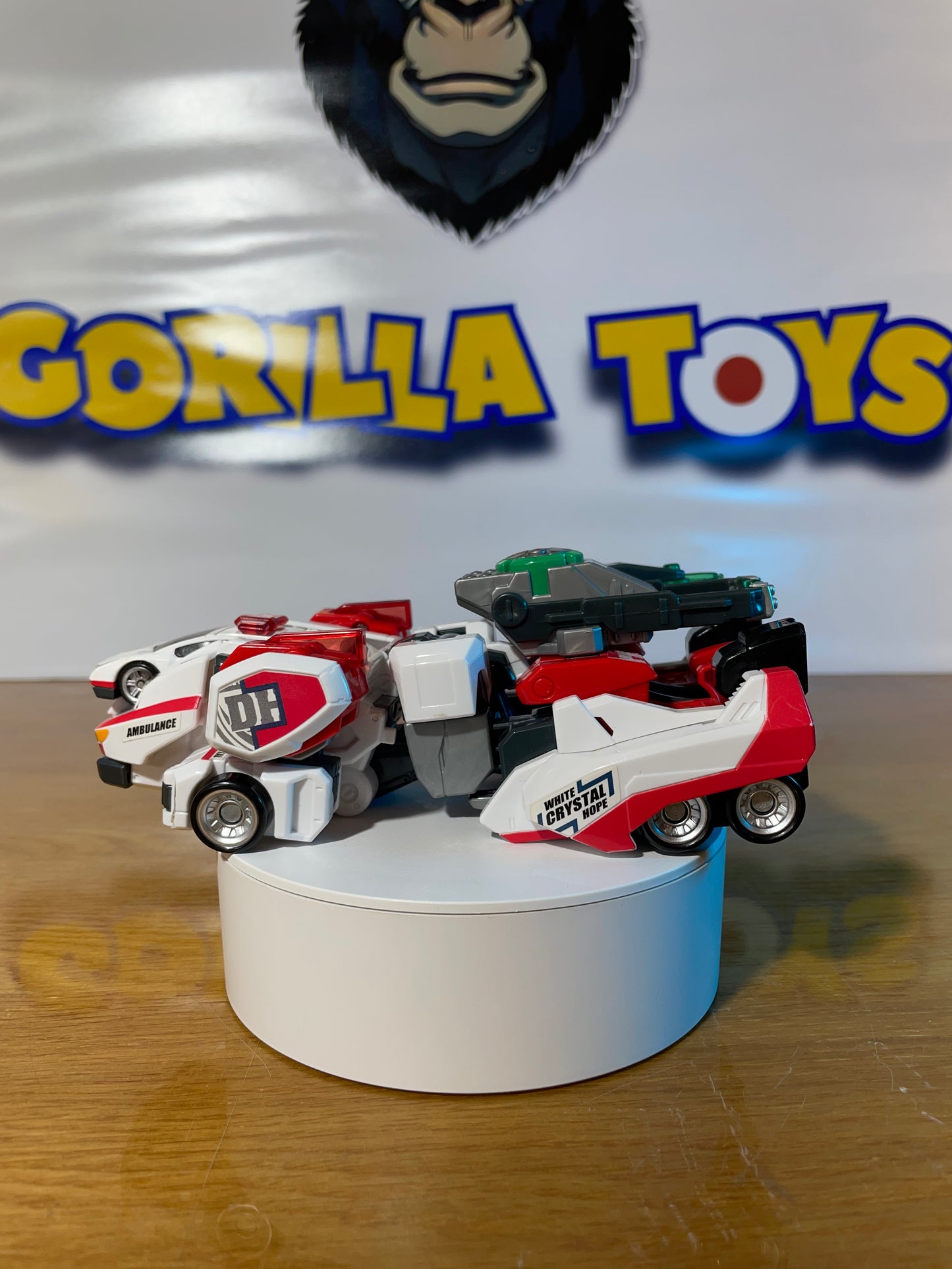 WHITE CRYSTAL HOPE - Drive Head 03 MKII - Tomica Hyper Rescue
