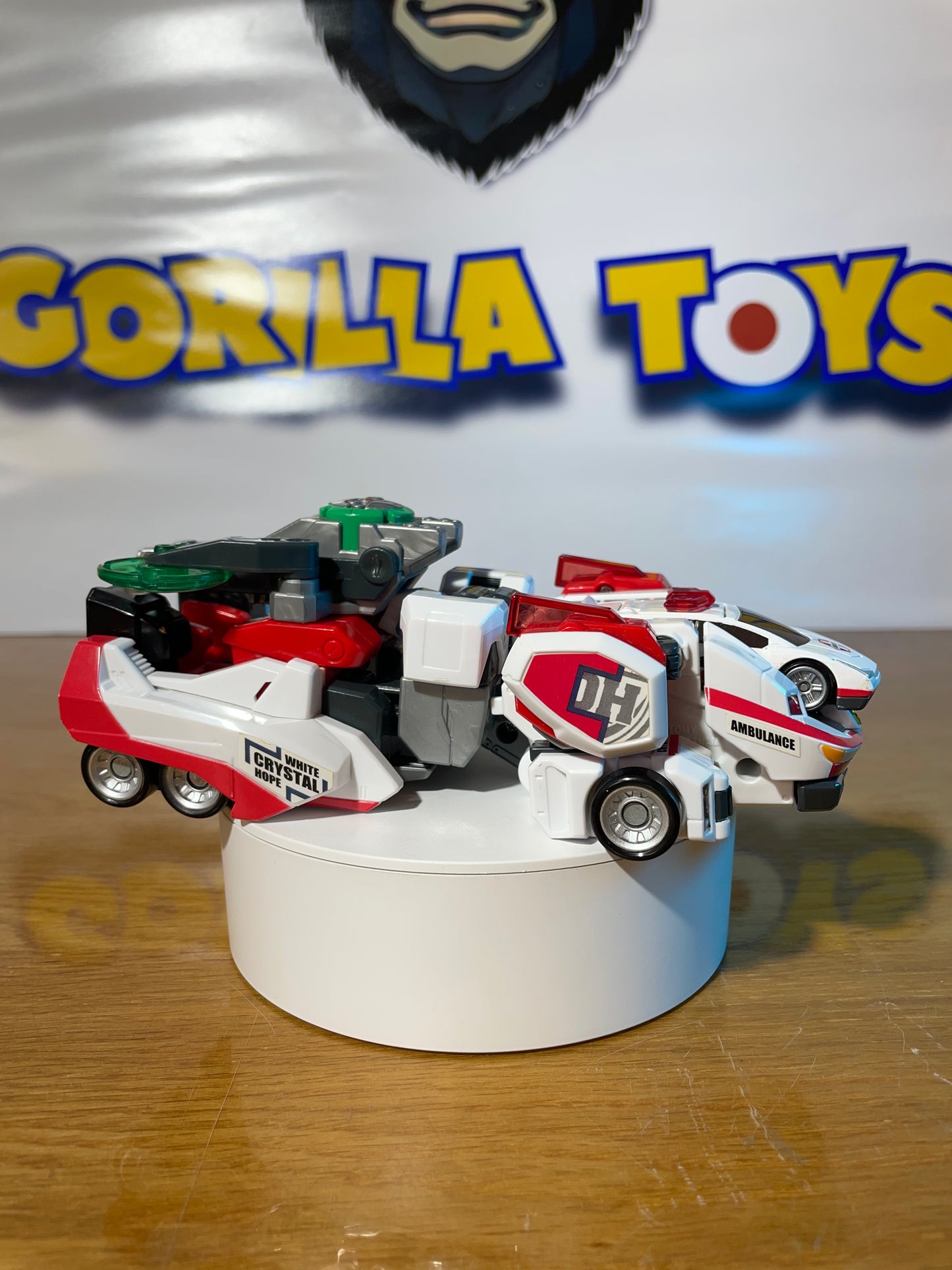WHITE CRYSTAL HOPE - Drive Head 03 MKII - Tomica Hyper Rescue