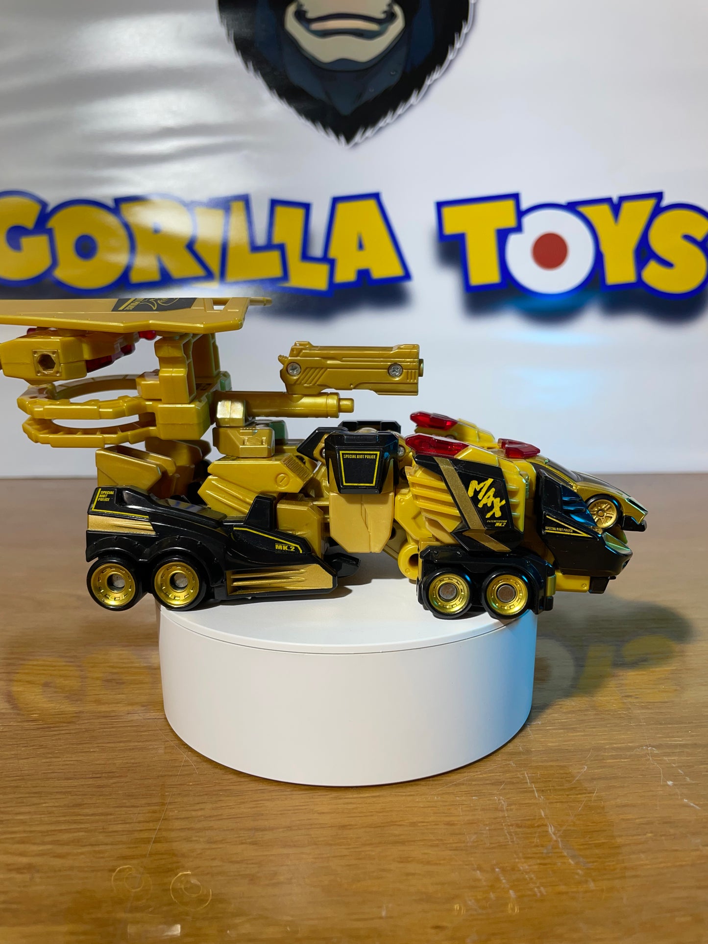 CYCLONE INTERCEPTOR BLACK MAX - Drive Head MKII - Tomica Hyper Rescue