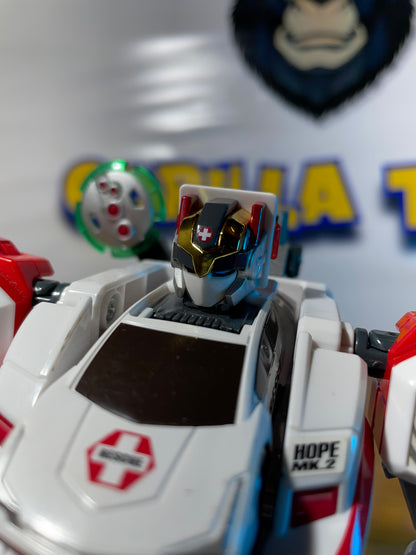 WHITE CRYSTAL HOPE - Drive Head 03 MKII - Tomica Hyper Rescue