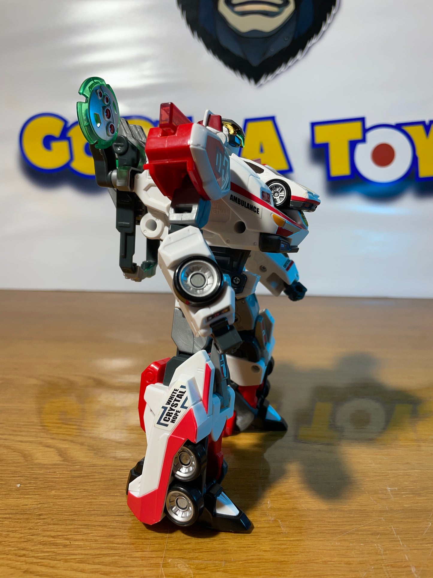 WHITE CRYSTAL HOPE - Drive Head 03 MKII - Tomica Hyper Rescue