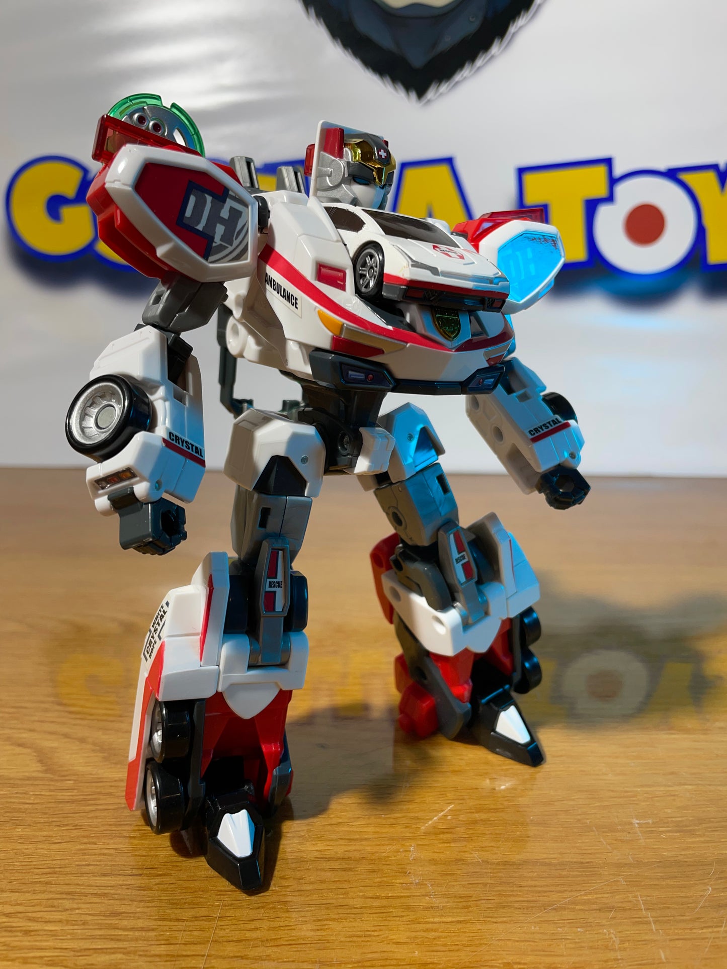 WHITE CRYSTAL HOPE - Drive Head 03 MKII - Tomica Hyper Rescue