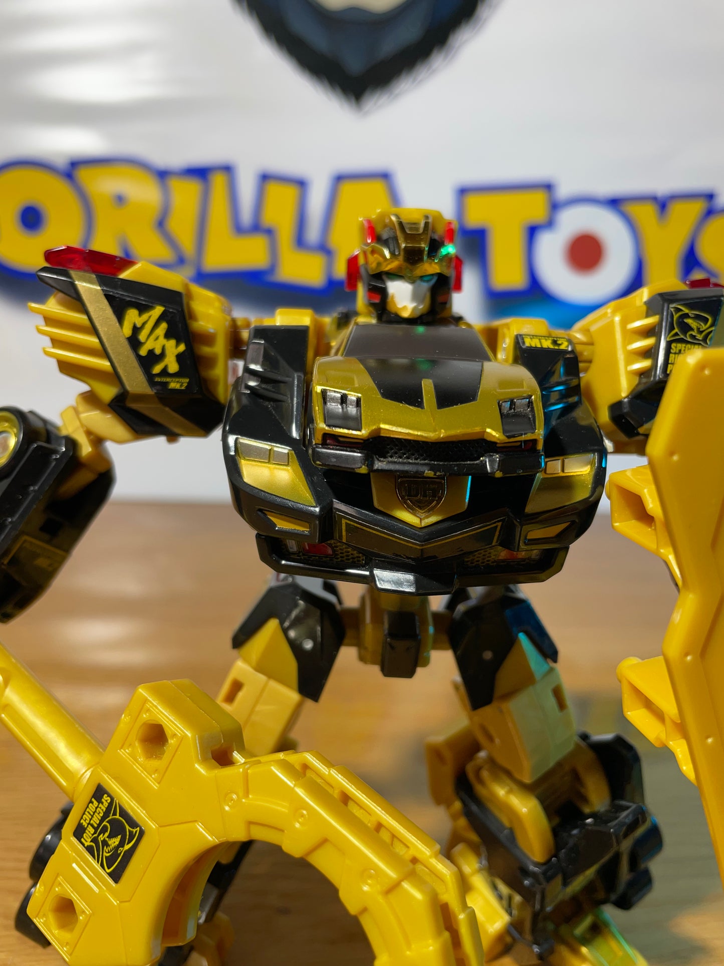 CYCLONE INTERCEPTOR BLACK MAX - Drive Head MKII - Tomica Hyper Rescue