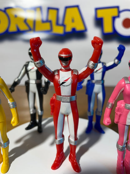 LOT DE 5 FIGURINES - Gogo Sentai Boukenger - Operation Overdrive - Power Rangers