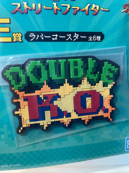 DOUBLE KO - Coaster - Ichiban Kuji E Prize - Street Fighter