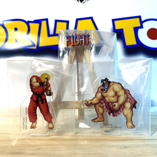 KEN VS HONDA - Stand Acrylic Scene - Ichiban Kuji G Prize - Street Fighter