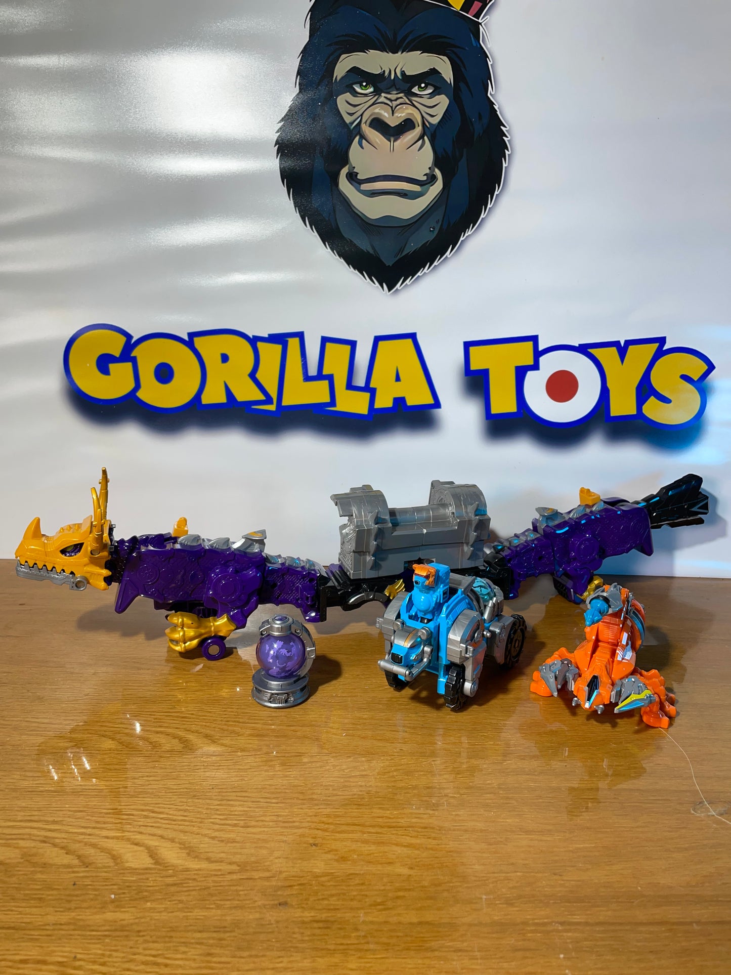 COSMIC FURY KYURANGER DX RYUTEIOH DRAGON MEGAZORD - Power Rangers