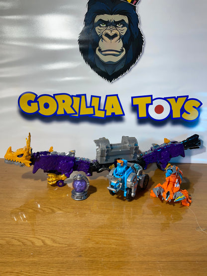 COSMIC FURY KYURANGER DX RYUTEIOH DRAGON MEGAZORD - Power Rangers