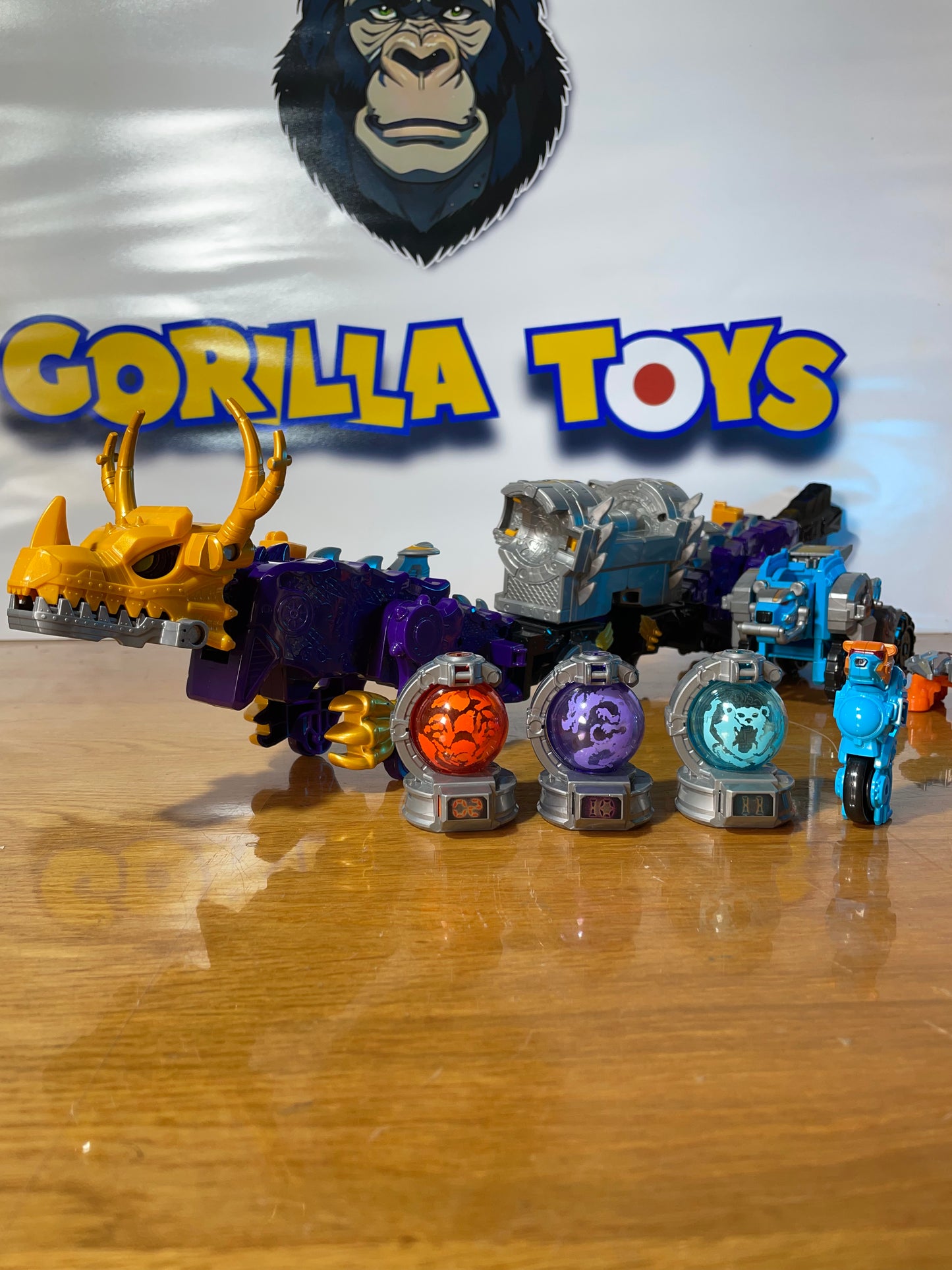 COSMIC FURY KYURANGER DX RYUTEIOH DRAGON MEGAZORD - Power Rangers