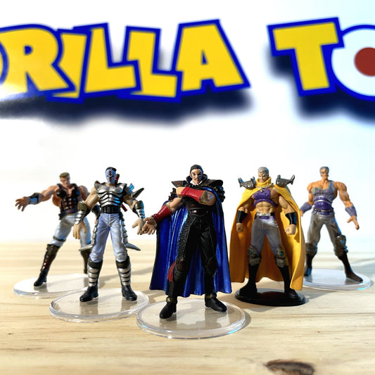 Lot 5x figurines gashapon - Raijin Collection Figure - Ken le survivant - Hokuto No Ken / Fist Of The North Star