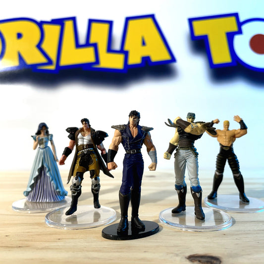 Lot 5x figurines gashapon - Raijin Collection Figure - Ken le survivant - Hokuto No Ken / Fist Of The North Star