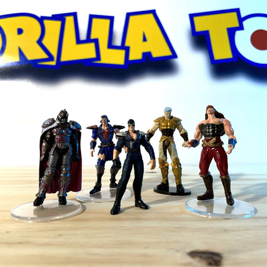 Lot 5x figurines gashapon - Raijin Collection Figure - Ken le survivant - Hokuto No Ken / Fist Of The North Star
