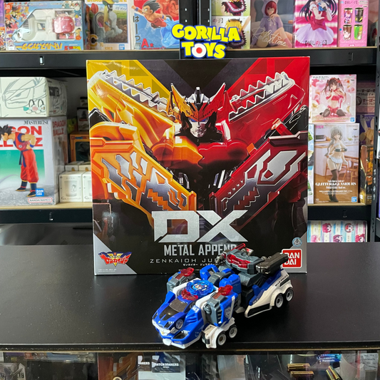 LOT DX ZENKAIOH JURAGAON - Metal Append + CYCLONE DRIVE HEAD 01 - Power Rangers / Tomica