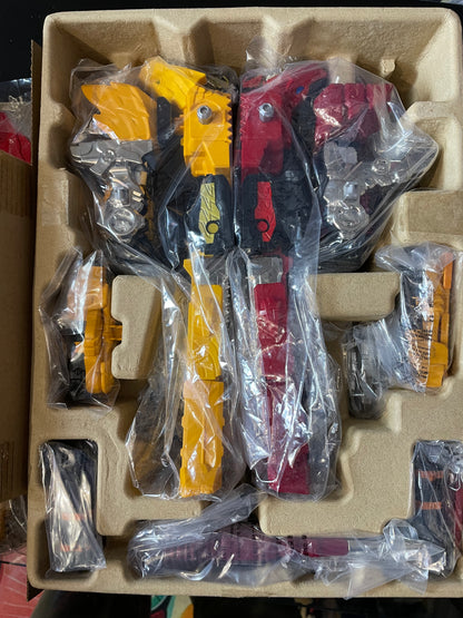 LOT DX ZENKAIOH JURAGAON - Metal Append + CYCLONE DRIVE HEAD 01 - Power Rangers / Tomica