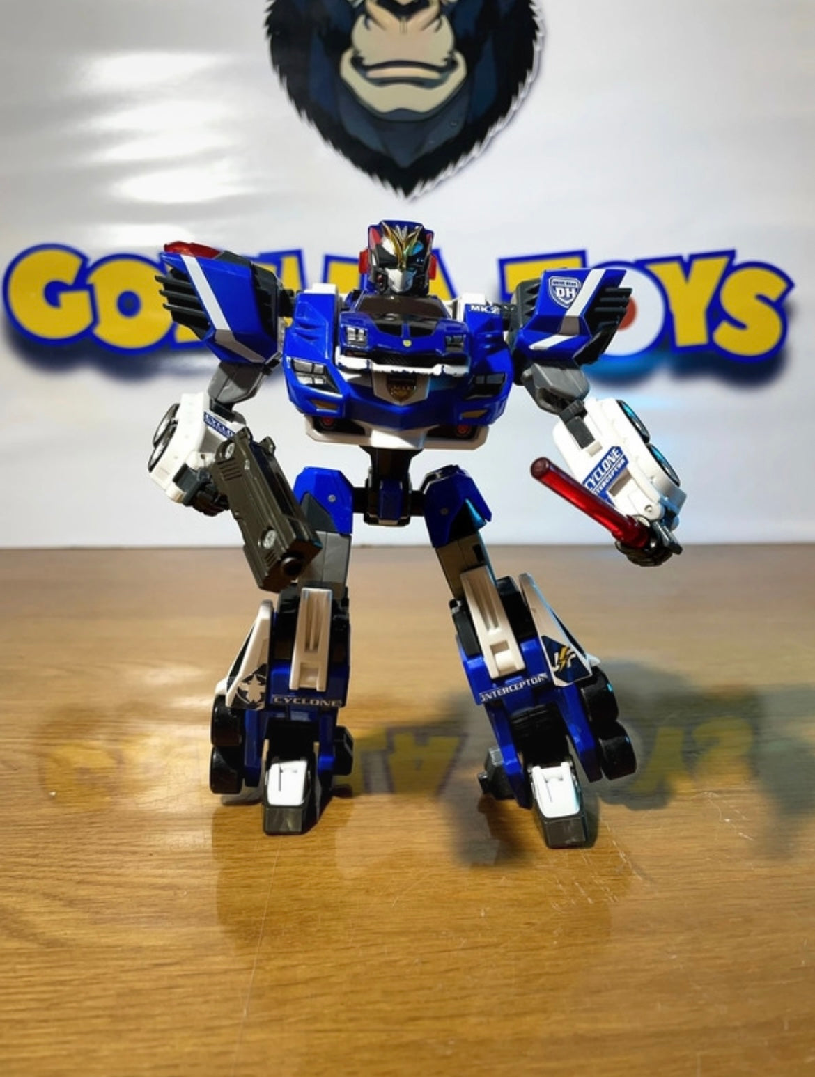 LOT DX ZENKAIOH JURAGAON - Metal Append + CYCLONE DRIVE HEAD 01 - Power Rangers / Tomica