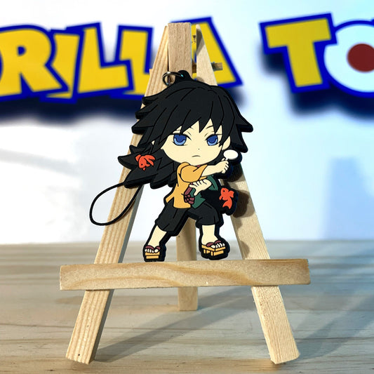 GIYU TOMIOKA - Rubber Keychain - Demon Slayer / Kimetsu No Yaiba