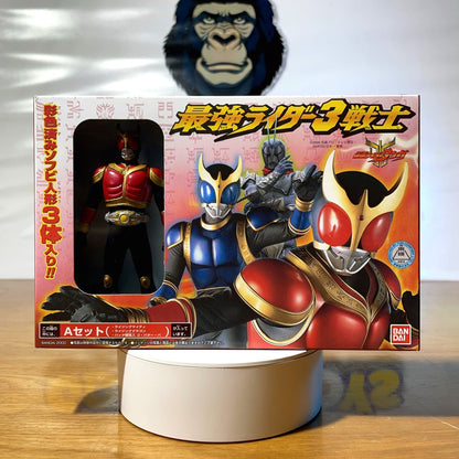 STRONGEST RIDER - 3 Warriors  - Set A - Kamen Rider