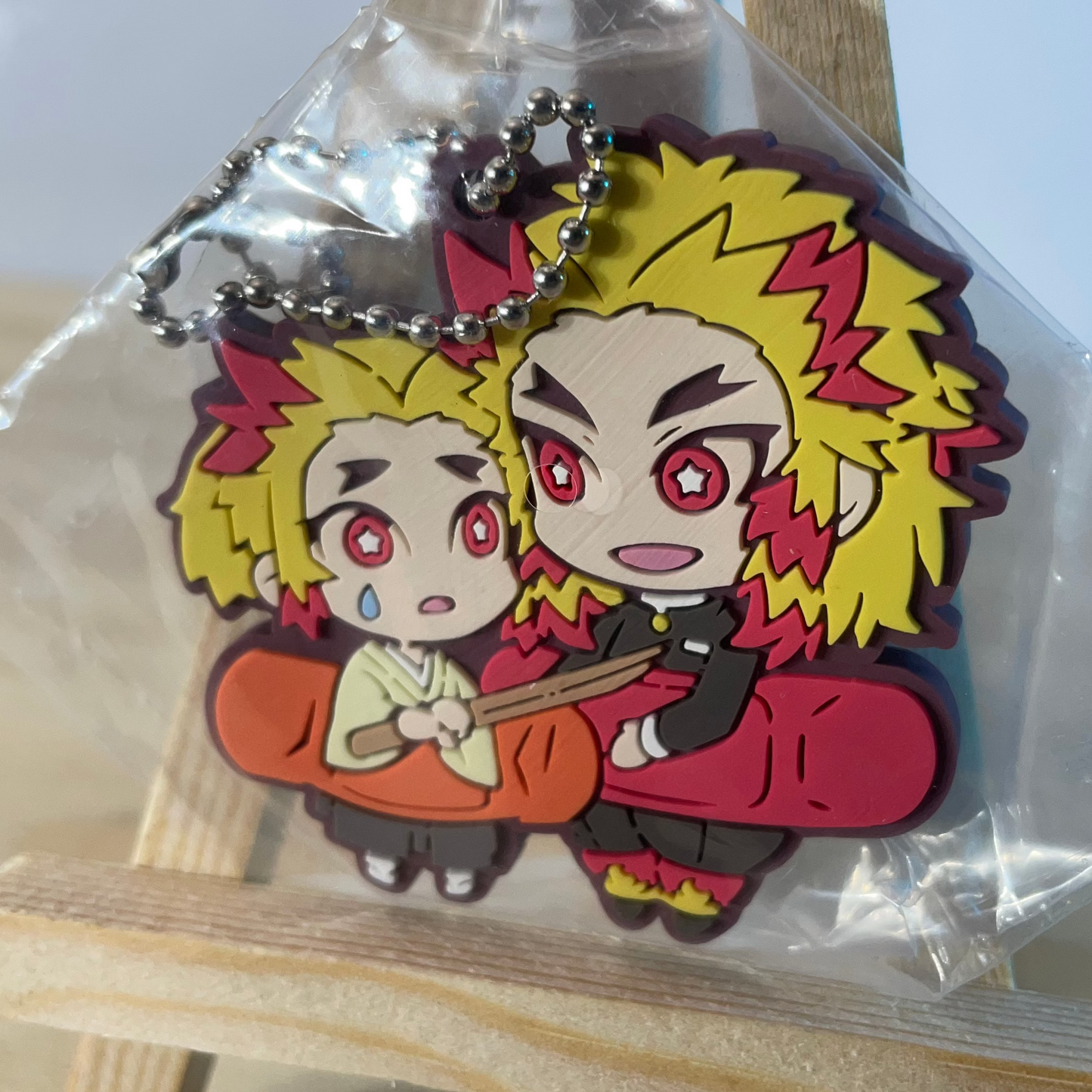 KYOJURO RENGOKU FAMILY - Rubber Keychain - Demon Slayer / Kimetsu No Yaiba