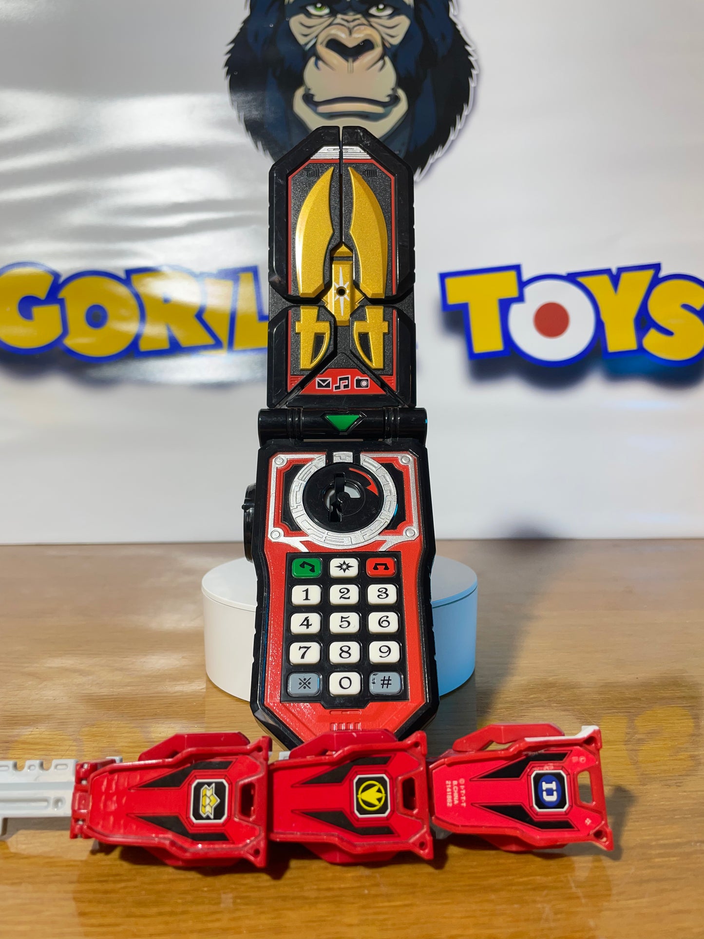 SUPER MEGAFORCE DX GOKAIGER LEGEND MOBIRATE + 3 Morpher Keys - Power Rangers