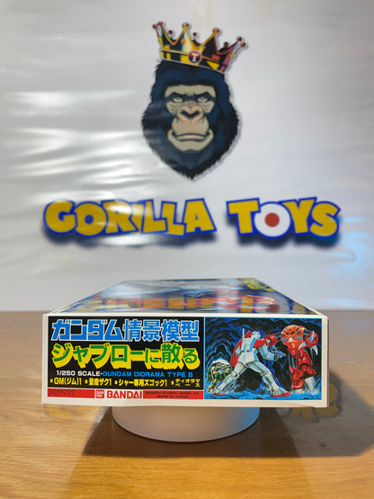 GUNDAM DIORAMA - Type B - 1/250 Scale - Old Model Kit Gunpla - Mobile Suit Gundam