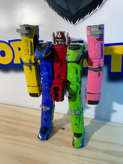 DX ToQ-Oh RESSHA TRAIN MEGAZORD - ToQger - Power Rangers [LOOSE]
