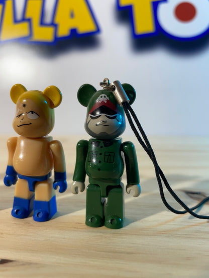 LOT KINNIKUMAN BEARBRICKS - Old Keychains [LOOSE]