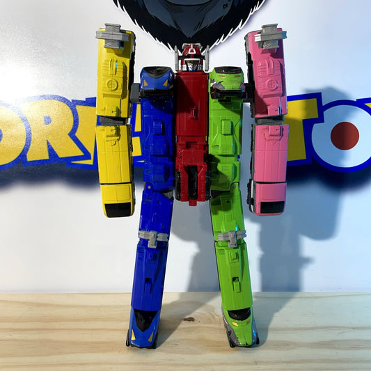 DX ToQ-Oh RESSHA TRAIN MEGAZORD - ToQger - Power Rangers [LOOSE]