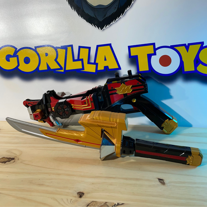 DX MOUGYU BAZOOKA GUN & SWORD - Samourai Sentai Shinkenger - Japan Version - Power Rangers