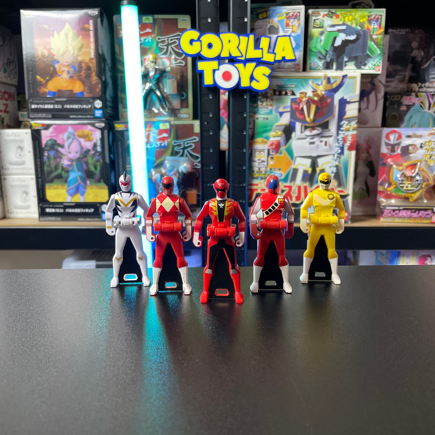 Lot de 5 RANGER KEYS - Morpher Keys - Power Rangers