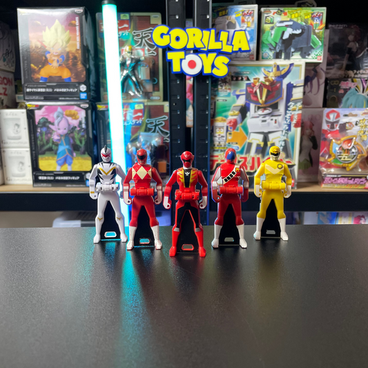 Lot de 5 RANGER KEYS - Morpher Keys - Power Rangers