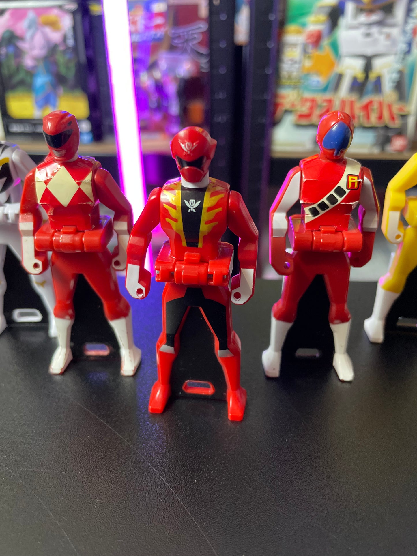 Lot de 5 RANGER KEYS - Morpher Keys - Power Rangers