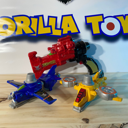 DX LUPIN MAGNUM + BOTS DIAL FIGHTER BLUE/YELLOW - Lupinranger VS Patranger - Power Rangers