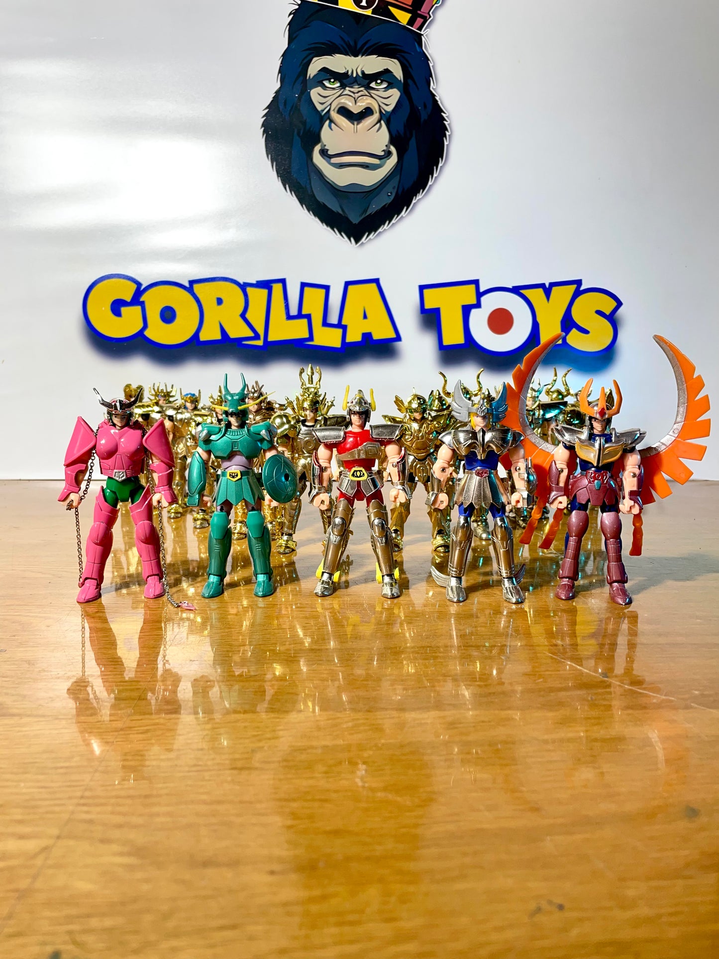 COLLECTION LES CHEVALIERS DU ZODIAQUE - 5 chevaliers de bronze / 12 d'or - Saint Seiya
