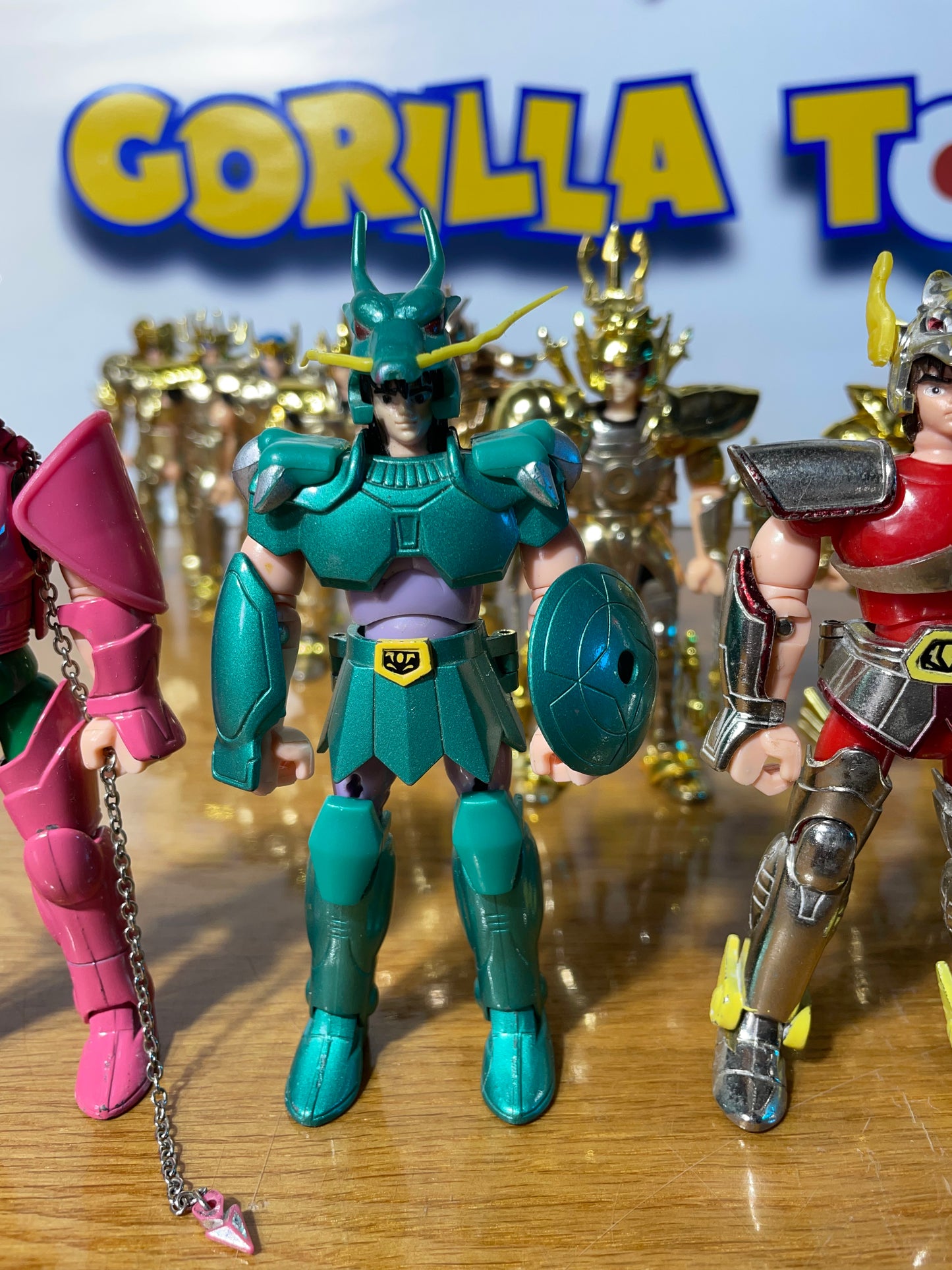 COLLECTION LES CHEVALIERS DU ZODIAQUE - 5 chevaliers de bronze / 12 d'or - Saint Seiya