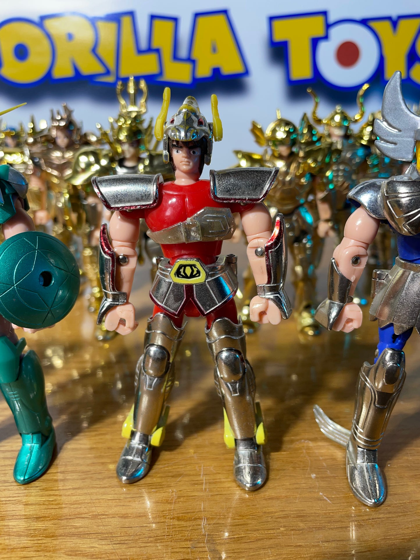 COLLECTION LES CHEVALIERS DU ZODIAQUE - 5 chevaliers de bronze / 12 d'or - Saint Seiya