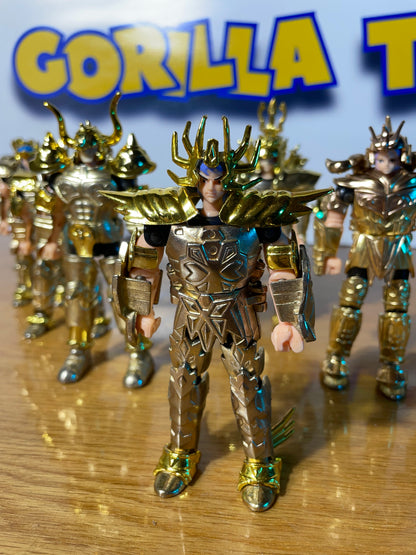 COLLECTION LES CHEVALIERS DU ZODIAQUE - 5 chevaliers de bronze / 12 d'or - Saint Seiya
