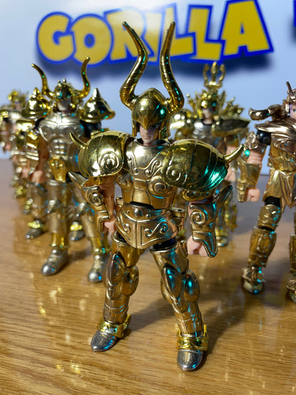 COLLECTION LES CHEVALIERS DU ZODIAQUE - 5 chevaliers de bronze / 12 d'or - Saint Seiya