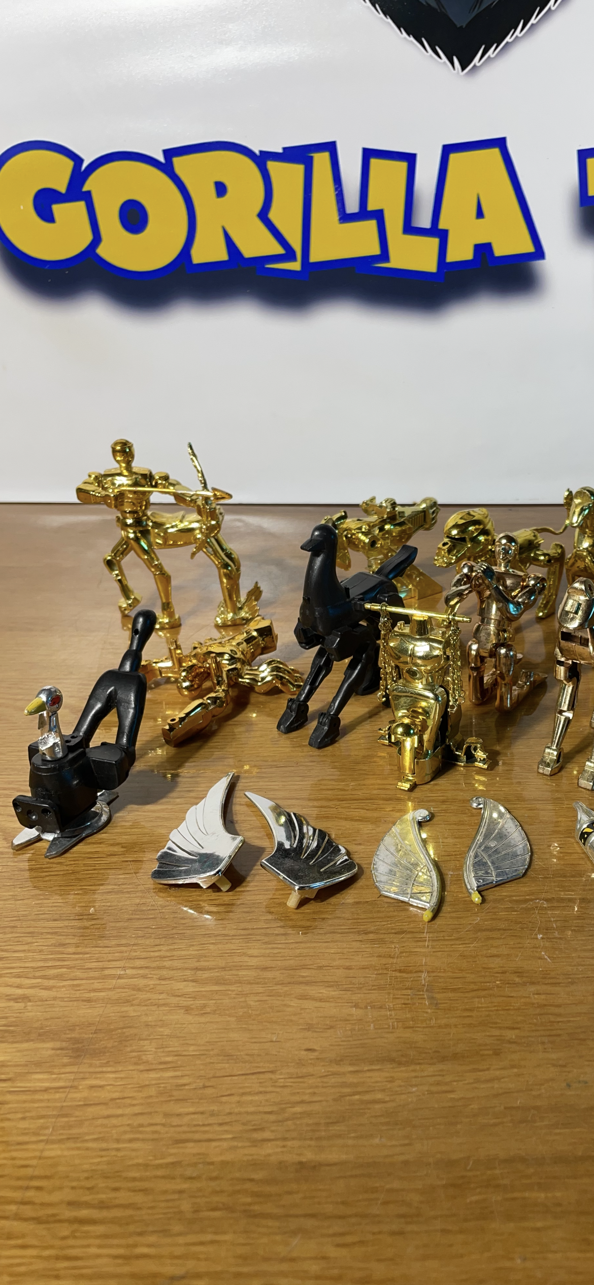 COLLECTION LES CHEVALIERS DU ZODIAQUE - 5 chevaliers de bronze / 12 d'or - Saint Seiya
