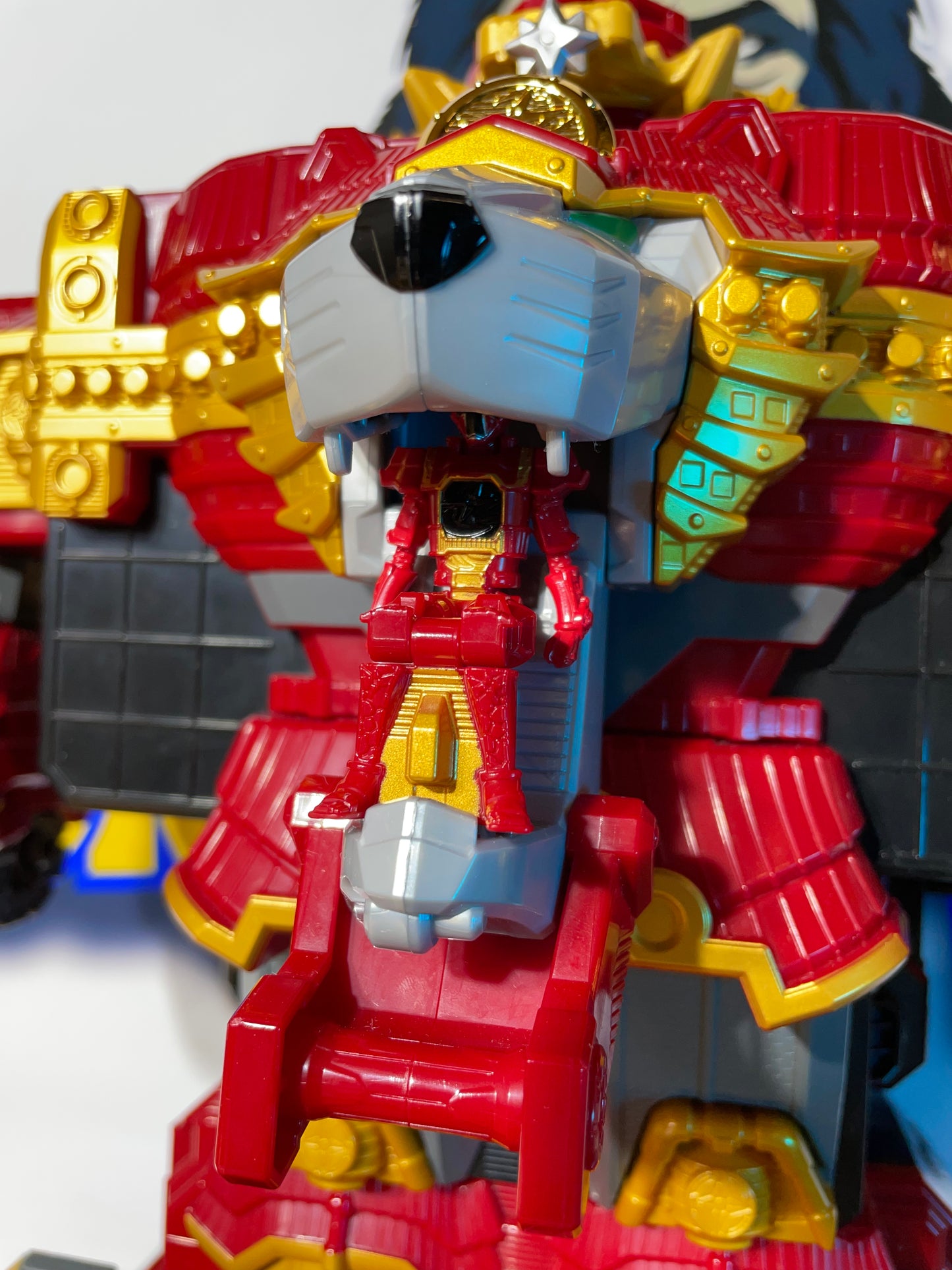 DX LION HAOH - Shuriken-Gattai - Sentai Ninninger - Power Rangers